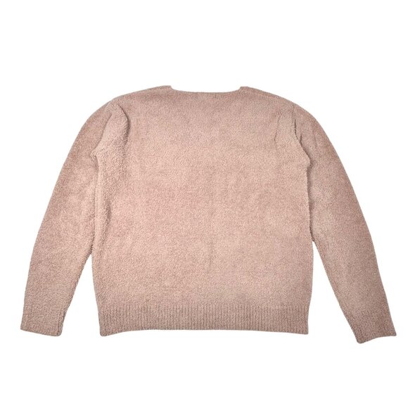 Softies Marshmallow Lounge Set Sz.S Beige Top Wide Leg Pants Knit Cozy PJ Plush - Picture 4 of 16